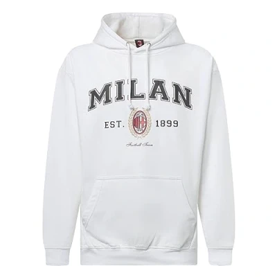 Abbildung von AC Milan Unisex Felpa College Collection Kapuzenpullover, Schwarz, L