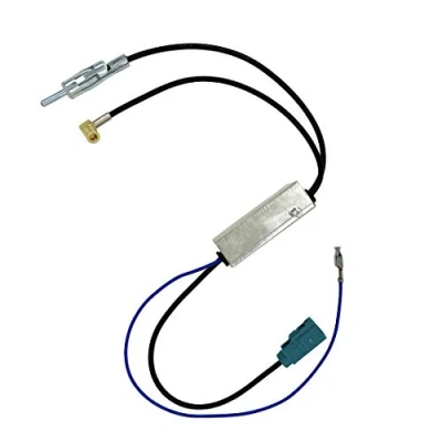 Abbildung von Vecys DAB FM Antennensplitter Autoantennenverstärker SMB Buchse zu DIN Stecker Fakra Z Adapterkonverter Kompatibel mit AM/FM/DAB + Autoradioantenne