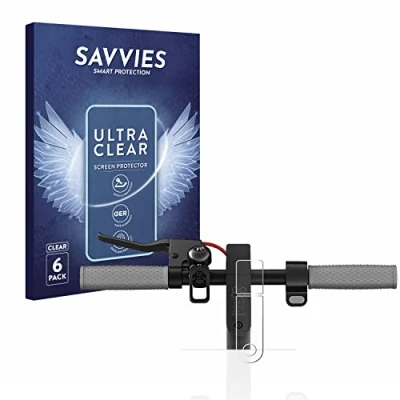Abbildung von Savvies 6 Stück Schutzfolie für Xiaomi Mi 1S / M365 Pro 2 Displayschutz Folie Ultra Transparent