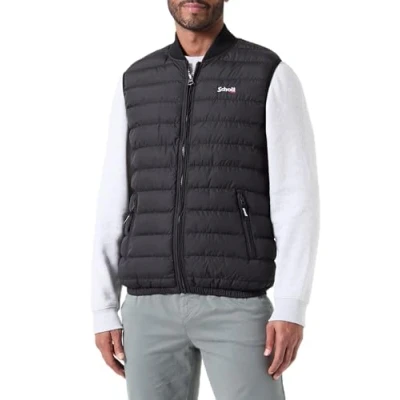 Abbildung von Schott Sleeveless Weste, Herren, Größe: Medium, Noir
