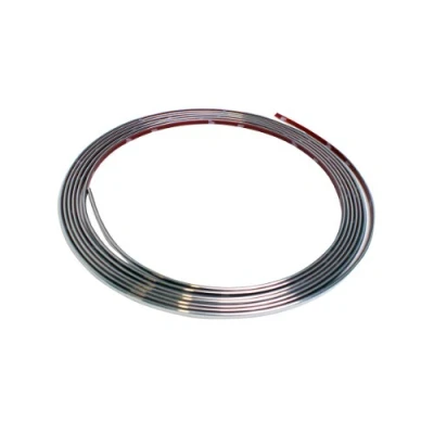 Abbildung von EUFAB Metallschild Zierleiste universal Chrom 3,65m x 3,5mm