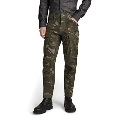 Abbildung von G STAR RAW Herren Rovic Zip 3D Regular Tapered Hose, Mehrfarben (turf woodland camo D02190 D223 D435), 28W / 32L