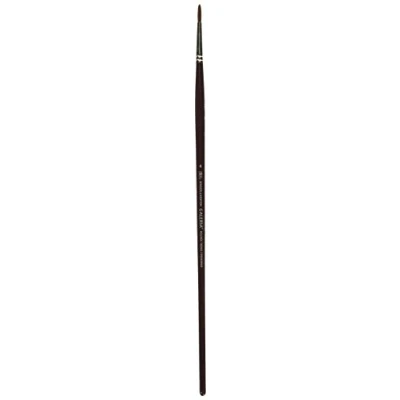 Abbildung von Winsor &amp; Newton 5730004 Galeria Acrylpinsel, aus Synthetikfasern, ideale Kontrolle für dickere Farbaufträge, langer Stiel, Rundpinsel Nr.4, 3mm