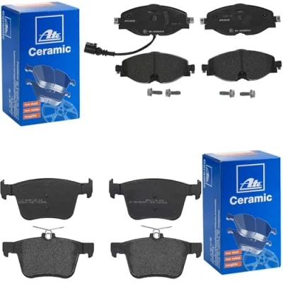 Abbildung von ATE CERAMIC BREMSBELAG vorne + hinten für A3 Q2 TT Golf 7