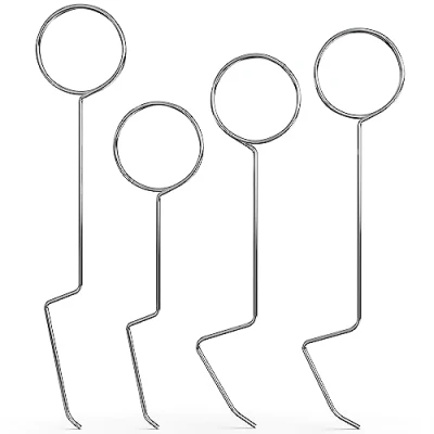 Abbildung von MULTIPICK Türfallen Öffnungsnadeln [4 Stück Made in Germany] Dietrich Set Universal Öffnet nahezu jede Tür Profi Schlüsseldienst Türfallendraht Öffnungs Werkzeug Schlossöffner