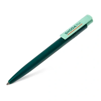 Abbildung von Skoda 6U0087210A Kugelschreiber Kuli Stift Logo, grün