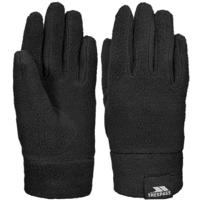 Abbildung von Trespass Kinder LALA II 1 x Fleece Handschuh, Schwarz, Size 5/7