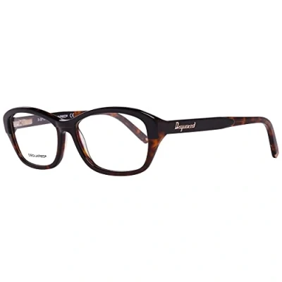 Abbildung von Dsquared DQ5117 056 54 16 140 D Squared Brillengestelle Rechteckig 54, Braun