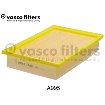 Abbildung von DAVID VASCO A995 Luftfilter 59 211 306 rechteckig Filtereinsatz mit Vorfilter VOLKSWAGEN: Sharan I, Kastenwagen, FORD: Galaxy Mk1 MPV