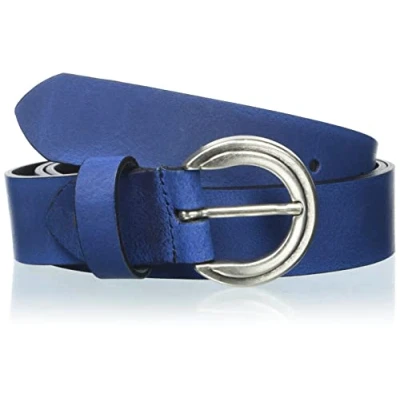 Abbildung von MGM Damen Coloured Basic Gürtel, Blau, 95