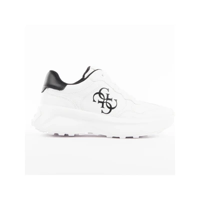 Abbildung von Guess Luckei Flpluc ELE12 Sneaker low, Damen, Größe: 38, White Schuhe