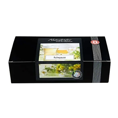 Abbildung von Schrader Kräutertee Ruhepause mit Lemon Geschmack &amp; Johanniskraut im Pyramidenbeutel 75g