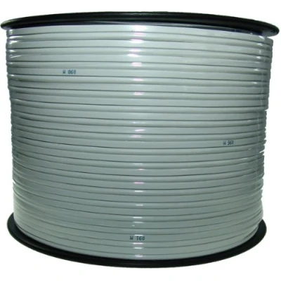 Abbildung von Lautsprecherkabel weiß 2x1,5mm² 30m Ring
