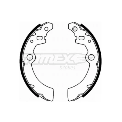 Abbildung von TOMEX brakes TX 21 91 Bremsbacken Hinterachse 180 26 SUZUKI: Ignis 2, I, Wagon R+ II Schrägheck