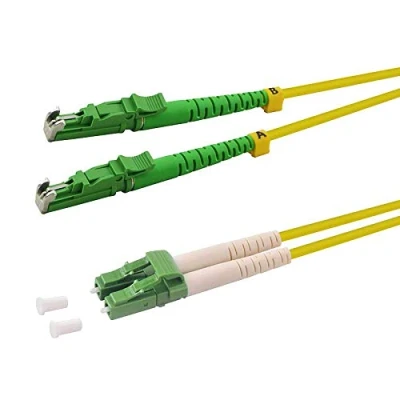 Abbildung von LogiLink Professional Glasfaser Patchkabel OS2 9/125µ Duplex LSH LC, APC 8, 2m