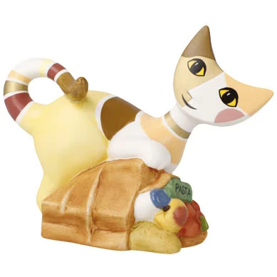 Abbildung von Goebel Dekofigur &quot;Rosina Wachtmeister Cat Fare la Spesa&quot;, Sammelfigur, Tierfigur