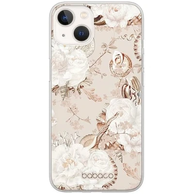 Abbildung von Babaco ERT Group Handyhülle für iPhone 13 Mini Original und offiziell Lizenziertes Muster Flowers 045 optimal an die Form des Handy angepasst, hülle aus TPU