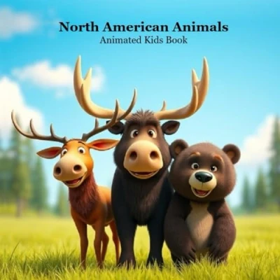 Abbildung von North American Animals Kids Book: Meet the of America and Learn Some Fun Facts