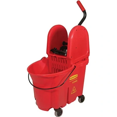 Abbildung von Rubbermaid Commercial Products 35qt WaveBrake Down Press Combo High Performance Mopping System Red