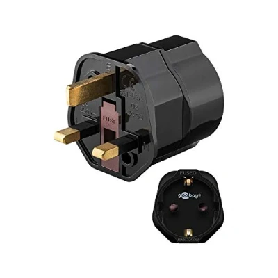 Abbildung von Goobay UK Netzadapter, schwarz