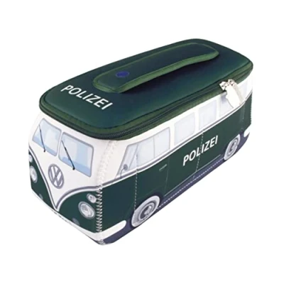 Abbildung von VW Collection by Brisa Bulli BUS 3D Universaltasche Kosmetiktasche, Größe: One Size, Dunkelgrün