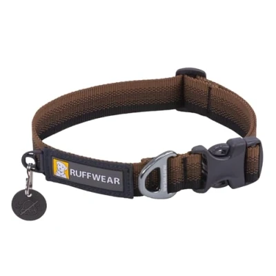 Abbildung von Ruffwear Front Range Halsband, Hundehalsband mit V Ring, längenverstellbares Haustier Hundehalsband, bequemer weicher Stoff, Haustierhalsband Hundeleinen Befestigungsring, Moonlight Fade 14&quot; 20&quot;