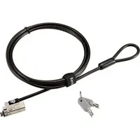 Abbildung von Kensington Slim NanoSaver 2.0 Laptopschloss mit Schlüssel, Abschließbares Diebstahlsicheres Karbonstahlseil, Flaches, Dünnes Profil, Universelle Passform, 1,8 m Kabel aus Karbonstahl (K65021WW)