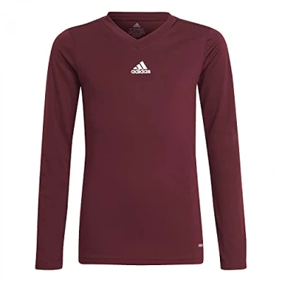 Abbildung von adidas Originals TEAM BASE Y Langarmshirt für Kinder, Größe: 164, Rot