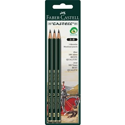 Abbildung von Faber Castell Bleistift 9000 B VE=3 Stück