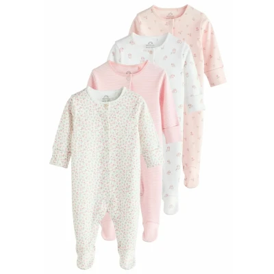 Abbildung von Next 4 PACK Regular FIT Pyjama für Kinder, Größe: 50, Pink