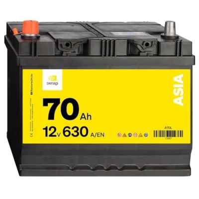 Abbildung von Denagi ASIA Autobatterie A70L 12V 70Ah 630A/EN Starterbatterie