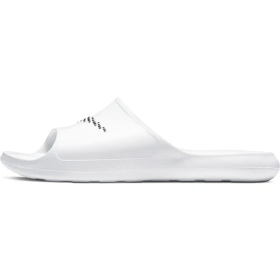 Abbildung von Nike Sportswear Victori ONE Shower Slide Badesandale, Herren, Größe: 42.5, White/black Kunststoff