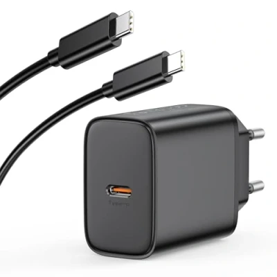 Abbildung von 45W USB C Ladegerät Ladekabel for iPhone 16/16 Pro/16 Pro Max/16 Plus/15/15 Pro/15 Max/15 Plus/iPad Pro/Mini/Air, Samsung Galaxy S24/S23, Stecker Netzteil mit 2M Kabel Steckdose
