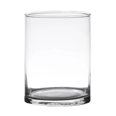 Abbildung von matches21 Zylinderförmige Glas Vase Glasvase klar Dekovase Dekoglas Kerzenglas Blumenvase 1 STK Ø 12x15 cm