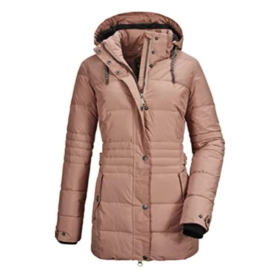Abbildung von G.I.G.A. DX Damen Ventoso WMN Quilted Jckt A Casual Funktionsjacke In Daunenoptik Mit Abzippbarer Kapuze, Champagner, 46