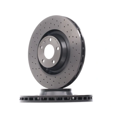 Abbildung von BREMBO XTRA LINE 09.8841.3X Bremsscheibe 347 30 5 gelocht/innenbel. beschichtet hochgekohlt mit Schrauben AUDI: A6 C6 Avant, Allroad