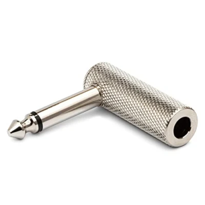 Abbildung von Hosa GPP 151, Right angle Adaptor, 1/4 in TS to Same