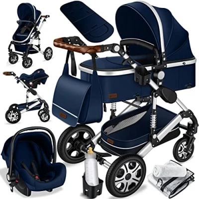 Abbildung von KESSER Kombi Kinderwagen, Loops Kinderwagen Kombikinderwagen Komplettset