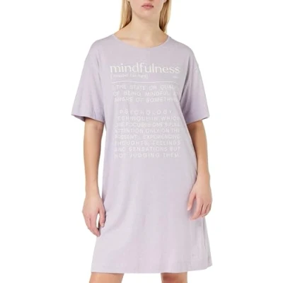 Abbildung von Triumph Damen Nightdresses NDK SSL 10 CO/MD Nightgown, VIOLET LIGHT Combination, 36