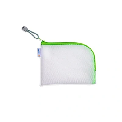 Abbildung von HERMA 20026 Reißverschlusstasche Reiseetui A6 transparent grün, kleine verschließbare Sichttasche mit Zipper, Kulturtasche für Handy, Ladekabel, Kosmetik, Stifte, Schlüssel