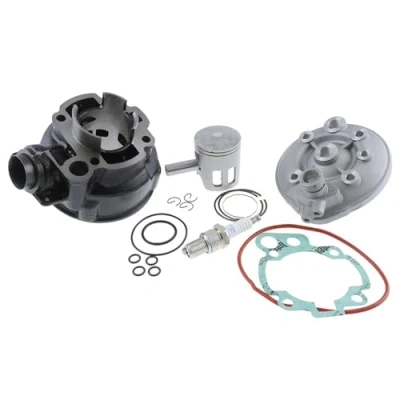 Abbildung von 2EXTREME Zylinder 70ccm mit Zündkerze für Minarelli AM 3, 4, 5 kompatibel Aprilia AF1 50 AM6 2T LC