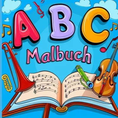 Abbildung von Mein ABC Malbuch: Instrumente entdecken, ausmalen und Buchstaben lernen für Kinder ab 4 Jahren