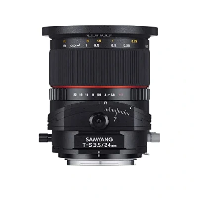 Abbildung von Samyang 24mm F3.5 T/S Objektiv für Anschluss Pentax K