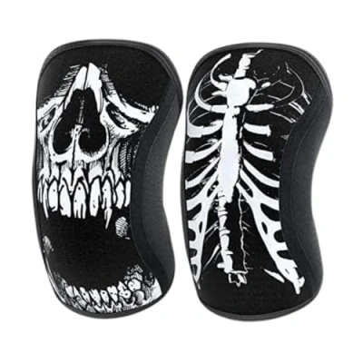 Abbildung von RockTape Erwachsene Assassins Knee Sleeves Knieschoner Skull 5mm, S
