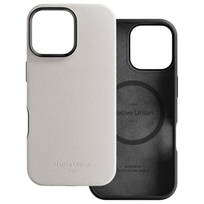 Abbildung von Native Union Active Case MagSafe kompatibel mit integrierten Magneten Robustes DesignRecycelte MaterialienExtrem strapazierfähiger Fallschutz bis zu 10 Fuß /3 Mtr für iPhone 16 Pro Max(Sandstein)