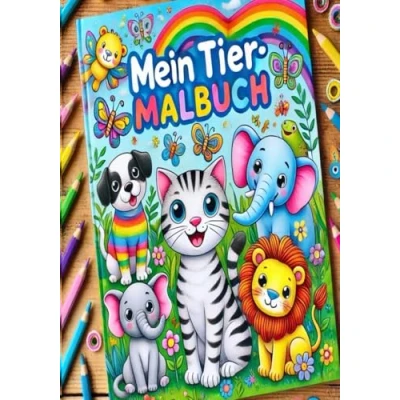 Abbildung von Tiere Malbuch für Kinder ab 2 Jahren: Mein erstes zum Kritzeln und Entdecken