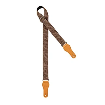 Abbildung von Ortega Guitars Ukulele Gurt Verstellbar Spring Series Baumwolle, Braun (OCS 310U)