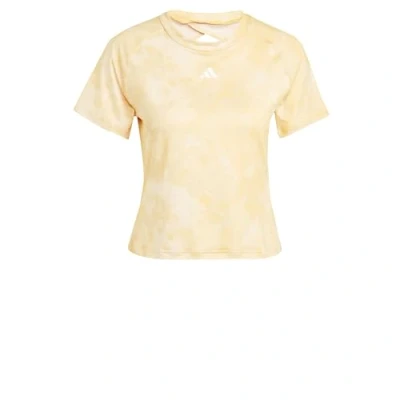 Abbildung von adidas Performance Essentials ALL Flower DYE Tshirt print, Damen, Größe: Medium, Crystal sand/semi spark