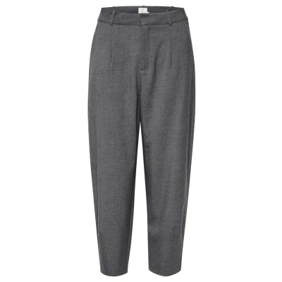 Abbildung von Kaffe Kamerle Suiting Chino, Damen, Größe: 34, Dark grey melange