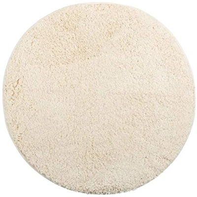 Abbildung von Brandsseller Badematte Ø 60 cm Badvorleger Badteppich Rund Beige